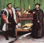 Hans holbein the younger the ambassadors oil on canvas